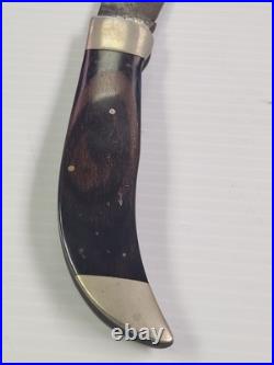 Case XX Buffalo Pocket Knife P172 with Wood Storage Case, HAND MADE USA 10 INCHES