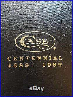 Case XX Centennial 1889-1989 Beautiful 48-Knife Display / Storage Portfolio
