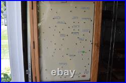 Case XX Dealer Floor Display Oak Wood Case WithLock Silver Level 63445 Nice