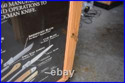 Case XX Dealer Floor Display Oak Wood Case WithLock Silver Level 63445 Nice