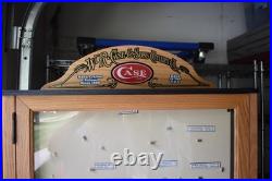 Case XX Dealer Floor Display Oak Wood Case WithLock Silver Level 63445 Nice