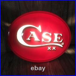 Case XX Knives Dealer Advertising Light Rare Sign Hardware/Country Store