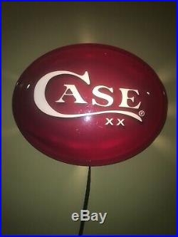 Case XX Knives Lighted Store Display Advertisement Sign