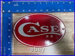 Case XX Knives Porcelain Hand Crafted Quality General Store Advertisement Sign