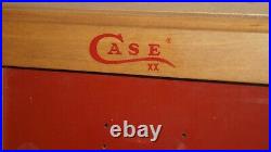 Case XX Pocket Knife Hinged Wood Glass Display & Storage Cabinet with Lock & Key