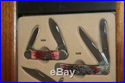 Case XX Red Stag Handle Limited Edition Pocket Knife Set in Store Display
