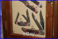 Case XX Red Stag Handle Limited Edition Pocket Knife Set in Store Display