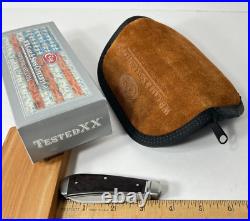 Case XX TB722013 Tony Bose Wharncliffe Trapper Knife 154CM 1/200 Made New