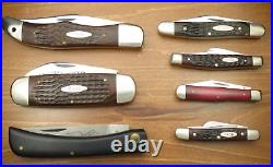 Case XX USA 1979 STARTER SET Complete 7 Knives Serial Numbered Mint with Box