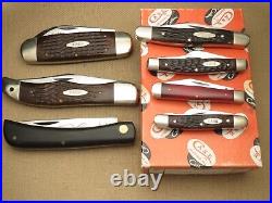 Case XX USA 1979 STARTER SET Complete 7 Knives Serial Numbered Mint with Box