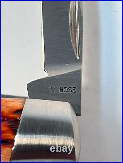 Case xx TB632015 Tony Bose Cattle Knife #07223 10/20/15 3 Blades 1/275 New