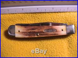 Case xx knife stag trapper 5254 ss blades 1995 never used just out of storage