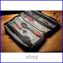 Chef Knife Bag Holds 20 Knives PLUS Large Zippered Compartment for Kitchen To