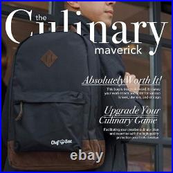 Chef Knife Bag Leather Finish Backpack Premium Knife Storage & Chef Backpac