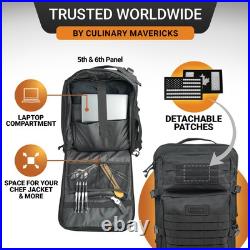 Chef Knife Bag Tactical Backpack Knife Carrying Case with 30+ Pockets for K Chef Knife Bag Tactical Backpack Knife Carrying Case with 30+ Pockets for K