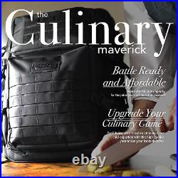 Chef Knife Bag Tactical Backpack Knife Carrying Case with 30+ Pockets for K