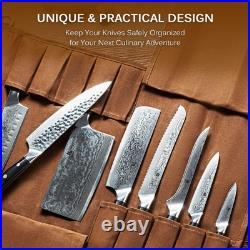 Chef Knife Roll Bag, Kitchen Knife and Utensil Holder with 10 Slots 3 Cutlery Chef Knife Roll Bag, Kitchen Knife and Utensil Holder with 10 Slots 3 Cutlery