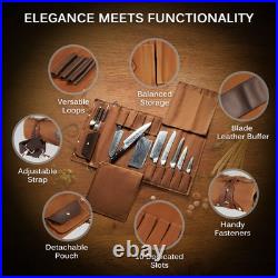 Chef Knife Roll Bag, Kitchen Knife and Utensil Holder with 10 Slots 3 Cutlery Chef Knife Roll Bag, Kitchen Knife and Utensil Holder with 10 Slots 3 Cutlery