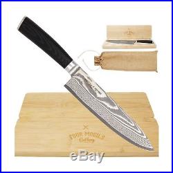 Chef Knife & Wooden Cutting Board/Storage Case Kitchen Set SM. 2DAY DELIVERY