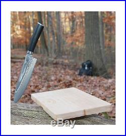 Chef Knife & Wooden Cutting Board/Storage Case Kitchen Set SMOKED Series 8