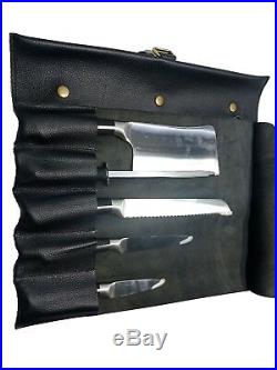 Chef Knife Wrap Bag Carry Case Roll with Handle kitchen Portable Storage KB006