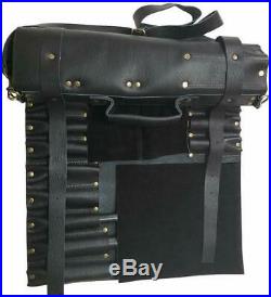Chef Knife Wrap Bag Portable Durable Storage Carry Case Kitchen 17 Pockets KB003