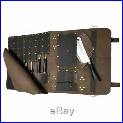Chef Roll Knife Bag Adjustable Straps carry case kitchen Portable Storage KB010