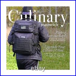 Chef Sac Tactical Backpack with 4-Pack Knife Guards Included