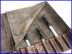 Chef's Knife Roll Case Heavy Duty Holds 12 Knifes Kitchen Storage Cutlery Car