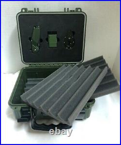 Cigar Attache Storage Humidor / Case / Box & Xikar Lighter, Cutter & Knife