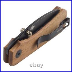 Civivi Cuibourtia Wood Baby Banter Linerlock Folding Pocket Knife Nitro V Steel