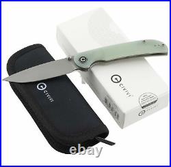 Civivi Jade G10 Handle Imperium Linerlock Pocket Knife Nitro V Steel