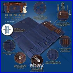 Classic Rugged Knife Roll with 13 Slots & Zippered Storage for Travel Lovers Classic Rugged Knife Roll with 13 Slots & Zippered Storage for Travel Lovers