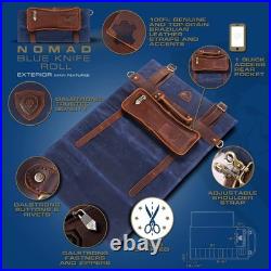 Classic Rugged Knife Roll with 13 Slots & Zippered Storage for Travel Lovers Classic Rugged Knife Roll with 13 Slots & Zippered Storage for Travel Lovers