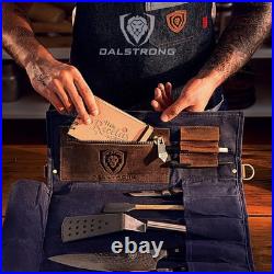 Classic Rugged Knife Roll with 13 Slots & Zippered Storage for Travel Lovers Classic Rugged Knife Roll with 13 Slots & Zippered Storage for Travel Lovers