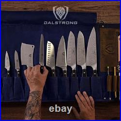 Classic Rugged Knife Roll with 13 Slots & Zippered Storage for Travel Lovers Classic Rugged Knife Roll with 13 Slots & Zippered Storage for Travel Lovers