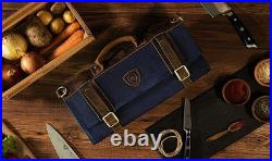 Classic Rugged Knife Roll with 13 Slots & Zippered Storage for Travel Lovers Classic Rugged Knife Roll with 13 Slots & Zippered Storage for Travel Lovers