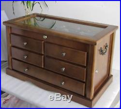 Collector's Choice Knife Display Case Cabinet Tool Storage cabinet Solid Wood