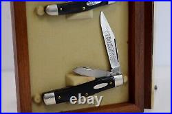 Colonial Knife Co. Ranger Series Store Display Case & 6 Knives U. S. Made 70s