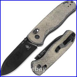 Compact Drop Bear EDC Knife Green Micarta, 2.99 Blade, Perfect for Outdoors