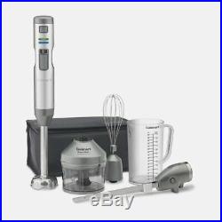 Cuisinart CSB-300 Rechargeable Hand Blender with Electric Knife, Stainless Steel