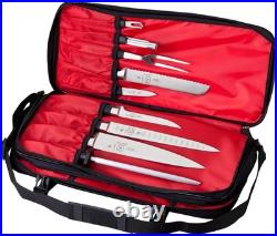 Culinary Expert-Approved Black Knife Case with 17 Pockets for Optimal Storage Culinary Expert-Approved Black Knife Case with 17 Pockets for Optimal Storage