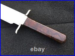 Custom Buck 916 Bowie Knife Desert Ironwood Handle 040/100 Mint In Pouch USA