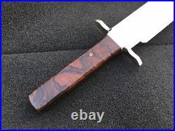 Custom Buck 916 Bowie Knife Desert Ironwood Handle 040/100 Mint In Pouch USA