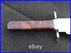 Custom Buck 916 Bowie Knife Desert Ironwood Handle 040/100 Mint In Pouch USA