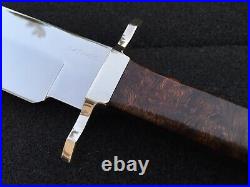 Custom Buck 916 Bowie Knife Desert Ironwood Handle 040/100 Mint In Pouch USA