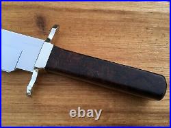 Custom Buck 916 Bowie Knife Desert Ironwood Handle 040/100 Mint In Pouch USA