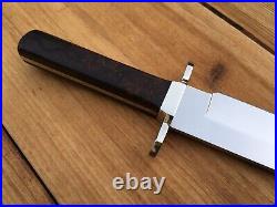 Custom Buck 916 Bowie Knife Desert Ironwood Handle 040/100 Mint In Pouch USA