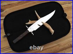 Custom Buck 916 Bowie Knife Desert Ironwood Handle 040/100 Mint In Pouch USA