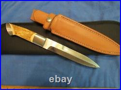 Custom Knife. Robert Papp Fossil Fighter. Huge Unused Excellent
